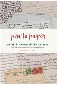 Pen to Paper: Artist`s Handwritten Letters