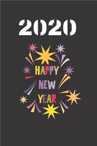 Happy New Year 2020 Journal Notebook