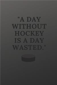 A day without hockey is a day wasted