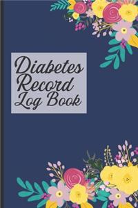 Diabetes Record Log Book