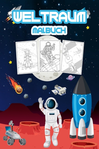 Weltraum Malbuch