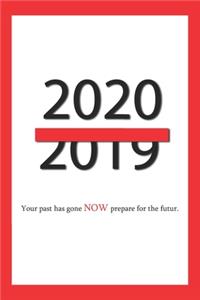 New year 2020 Notebook journal, Diary, planner, Gift - 120 Pages - Large (6 x 9 inches)