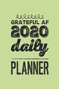 Grateful AF 2020 Daily Planner
