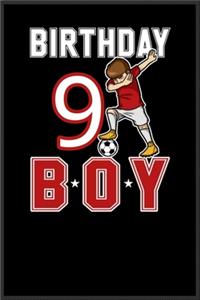 9 years old birthday gift for soccer dabbing