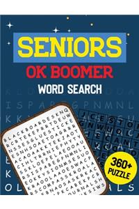 Seniors OK Boomer Word Search