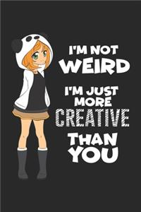 I'm Not Weird I'm just more Creative than you