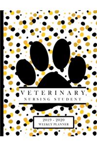 Veterinary Nursing Student 2019-2020 Weekly Planner