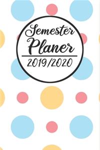 Semester Planer 2019 / 2020