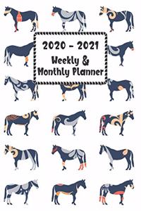 2020 - 2021 Weekly & Monthly Planner