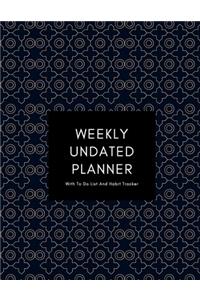 Weekly Undated Planner