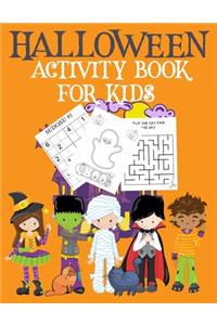 Halloween Activity Book for Kids