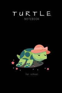 Turtle notebook for school