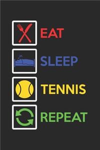 Eat Sleep Tennis Repeat