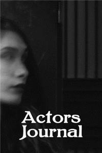 Actors Journal with audition checklists