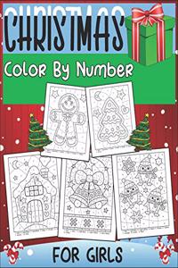 Christmas Color By Number For Girls