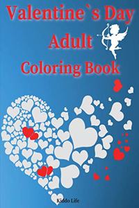 Valentine`s Day Adult Coloring Book