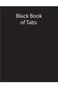 Black Book of Tabs