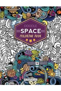 Doodle Space Coloring Book
