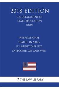 International Traffic in Arms - U.S. Munitions List Categories XIV and XVIII (U.S. Department of State Regulation) (DOS) (2018 Edition)