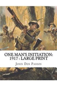 One Man's Initiation