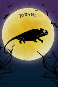 Iguana Lizard Notebook Halloween Journal