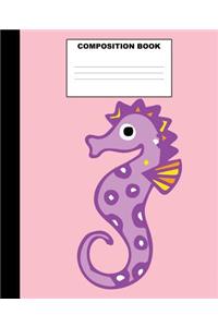 Seahorse Composition Book
