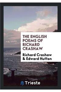 The English Poems of Richard Crashaw