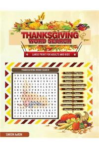 Thanksgiving Word Search