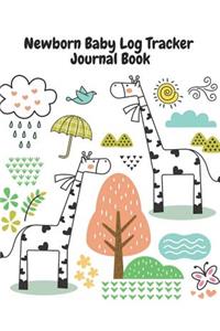 Newborn Baby Log Tracker Journal Book