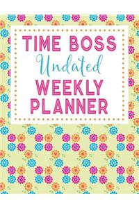Time Boss Undated Weekly Planner