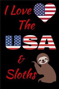 I Love The USA And Sloths
