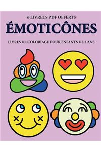 Livres de coloriage pour enfants de 2 ans (Émoticônes)