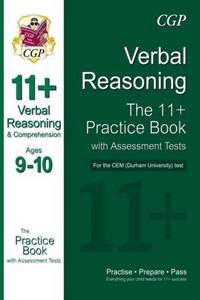 11+ Verbal Reasoning Practice Book with Assessment Tests (Ages 9-10) for the Cem Test
