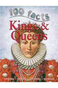 100 Facts Kings & Queens: Projects, Quizzes, Fun Facts, Cartoons