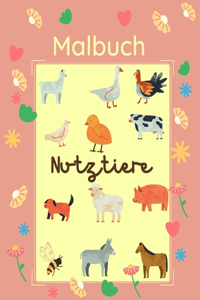 Malbuch Nutztiere