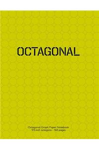 Octagonal Graph Paper Notebook 1/4 inch octagons 160 pages