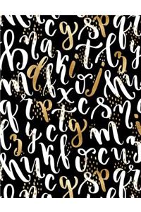My Big Fat Bullet Journal Sparkly Letters Pattern 1