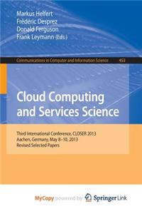 Cloud Computing and Services Science