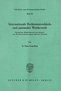 Internationale Rechtsunterschiede Und Nationaler Wettbewerb