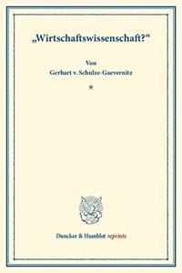 Wirtschaftswissenschaft?