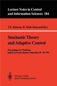 Stochastic Theory and Adaptive Control