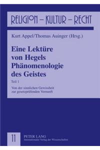 Eine Lektuere Von Hegels Phaenomenologie Des Geistes