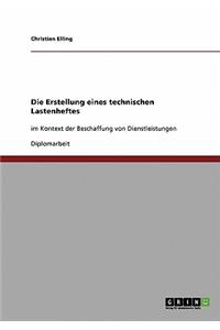 Die Erstellung eines technischen Lastenheftes