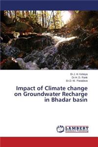 Impact of Climate change on Groundwater Recharge in Bhadar basin