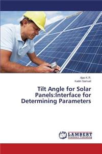 Tilt Angle for Solar Panels