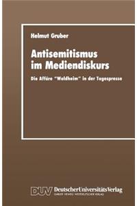 Antisemitismus Im Mediendiskurs