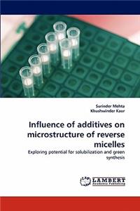 Influence of Additives on Microstructure of Reverse Micelles