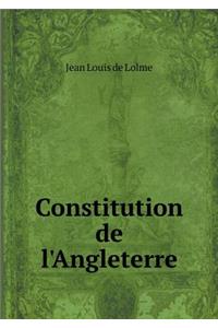 Constitution de l'Angleterre