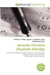 Amanda Christina Elizabeth Aldridge