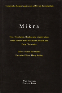 Literature of the Jewish People in the Period of the Second Temple and the Talmud, Volume 1 Mikra